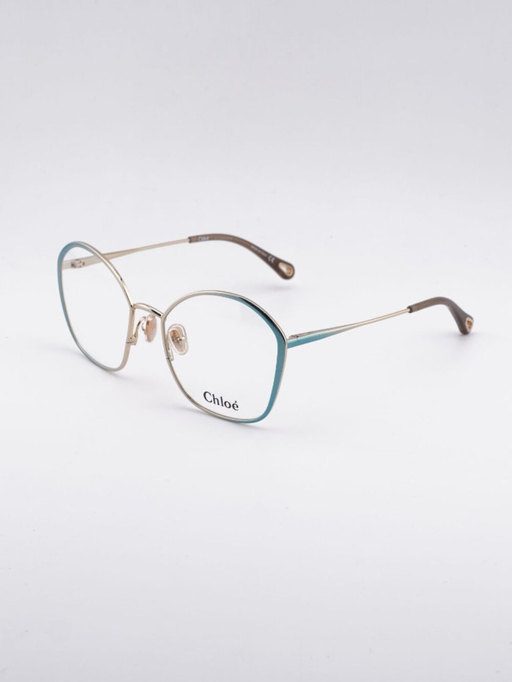 Chloe CH0017O 005 Eyeglasses Blue / Gold 53mm Butterfly Frame